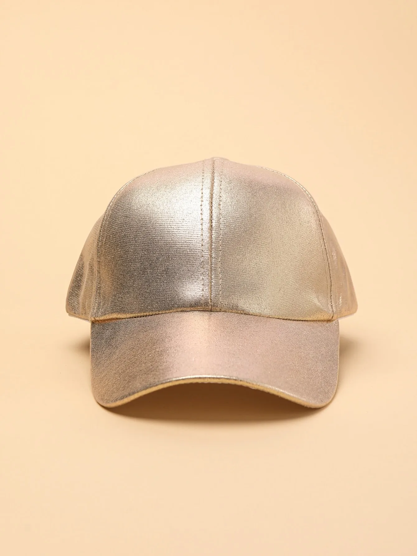 1pc Patent Leather Baseball Cap