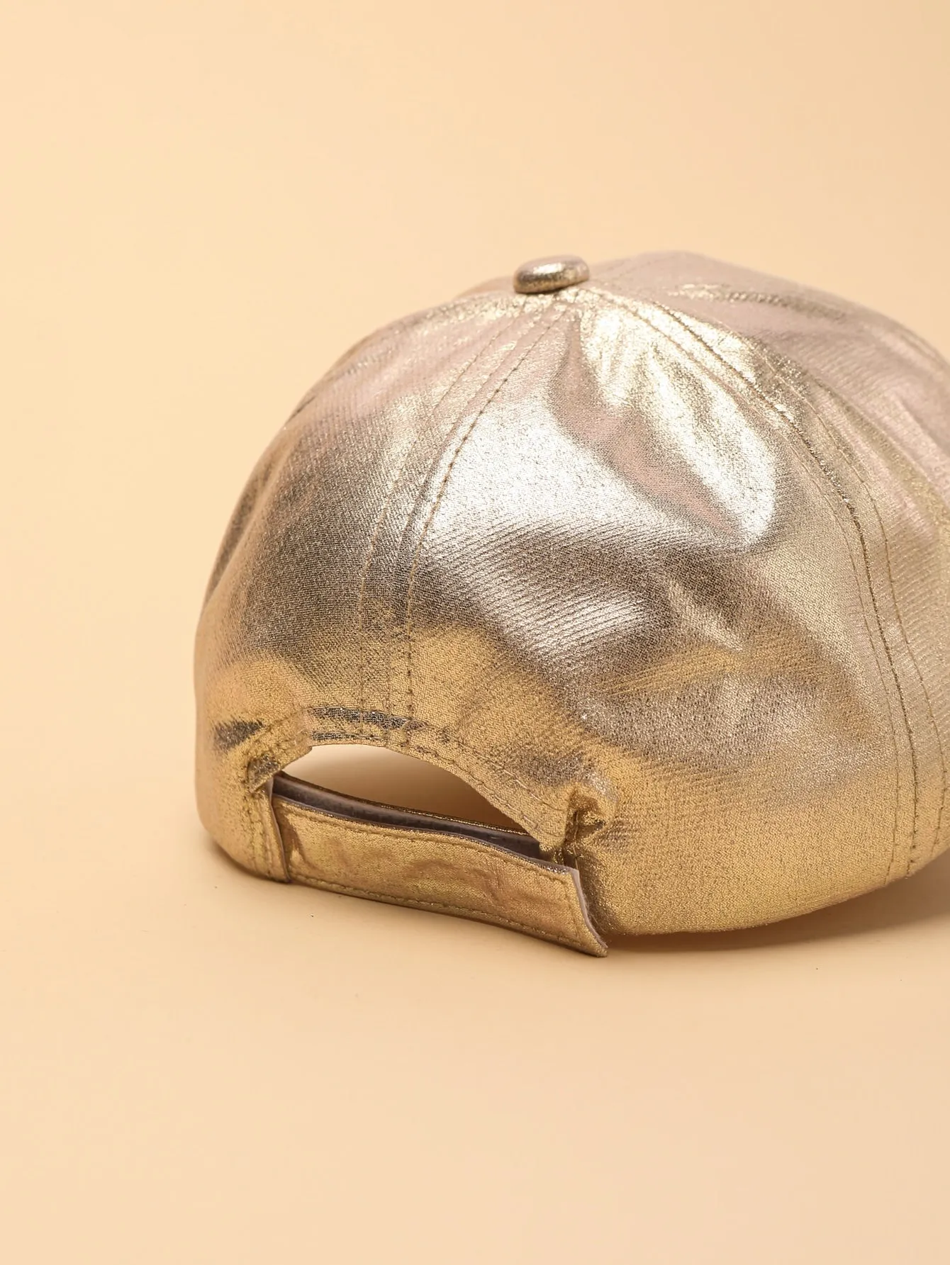 1pc Patent Leather Baseball Cap