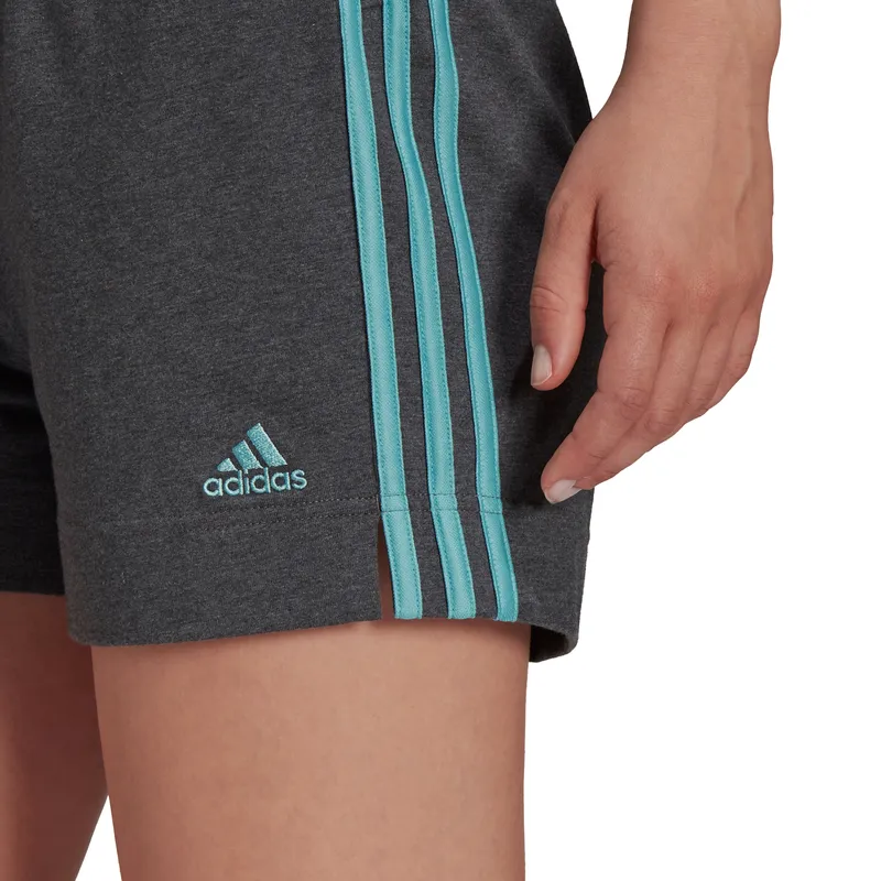 Adidas Womens Essentials Slim 3-Stripes Shorts