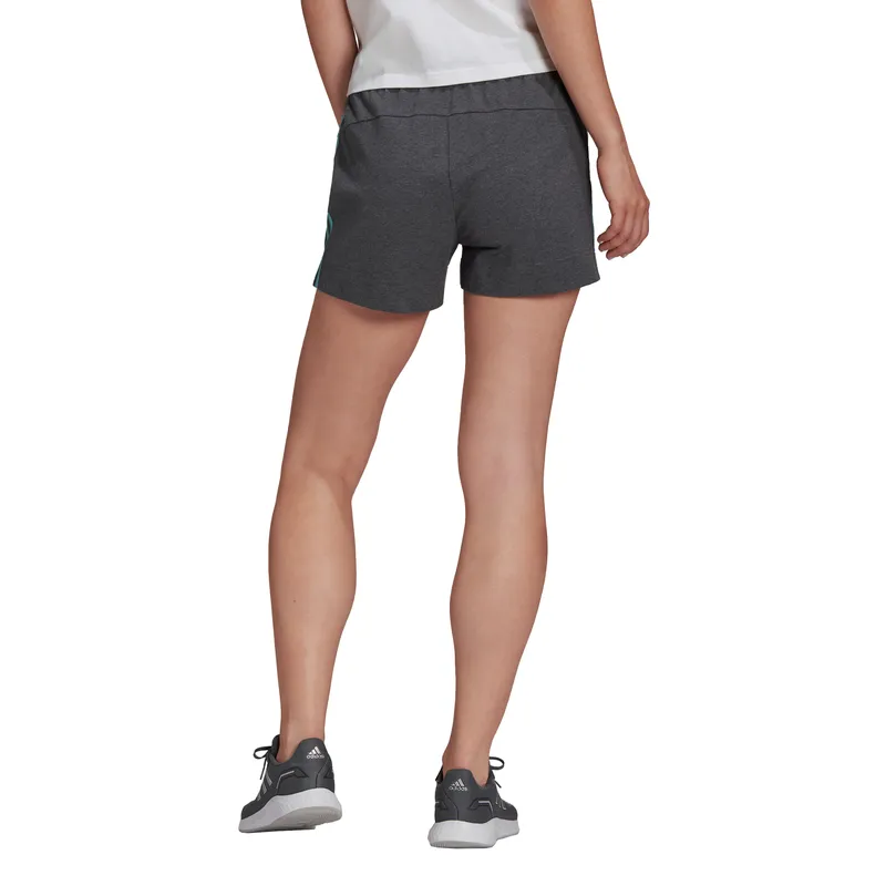 Adidas Womens Essentials Slim 3-Stripes Shorts
