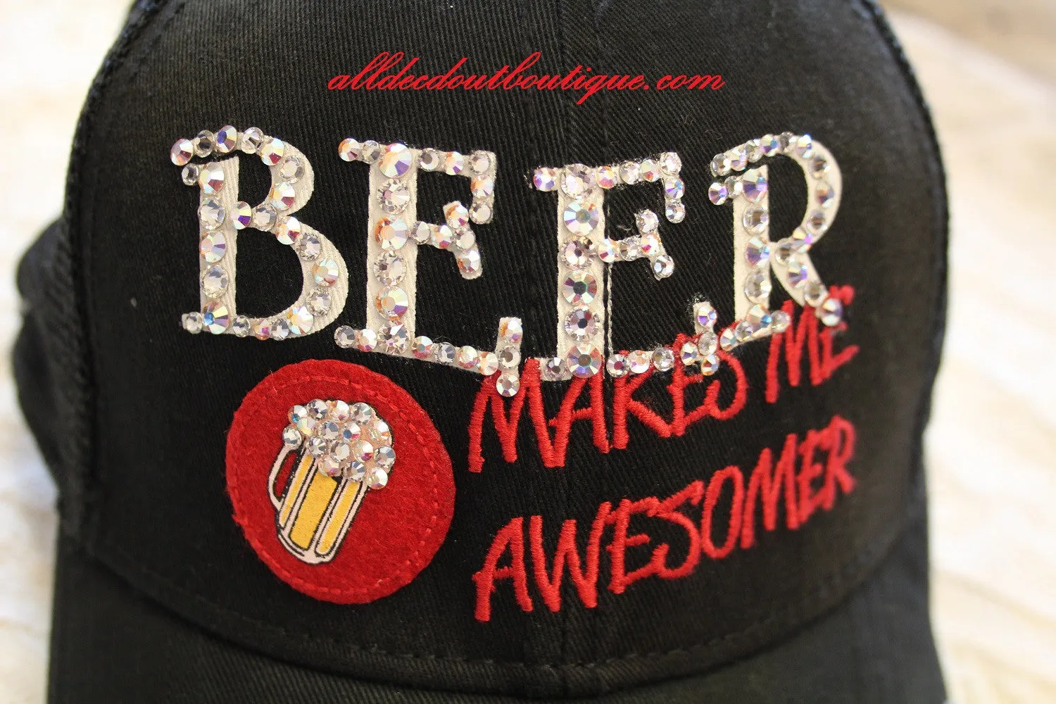 ADO | Embellished Bee Makes Me Awesomer Ball Cap
