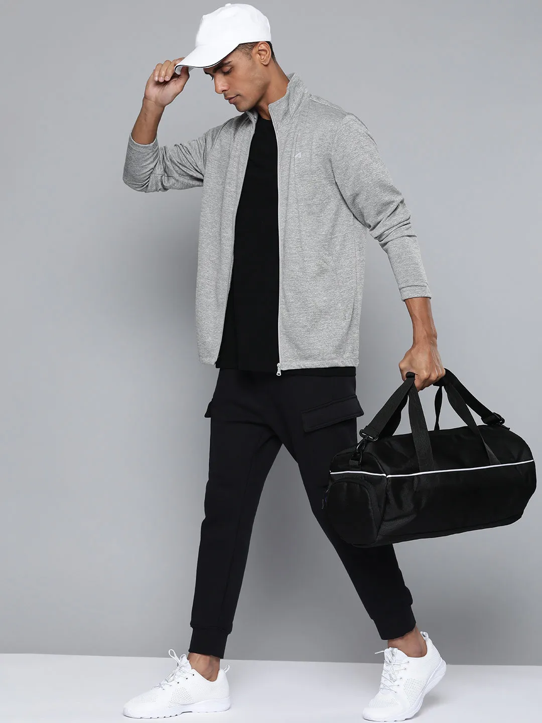 Alcis Men Grey Running Sporty Jacket