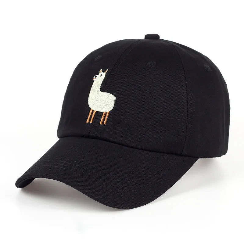 Alpaca Embroidery Cap