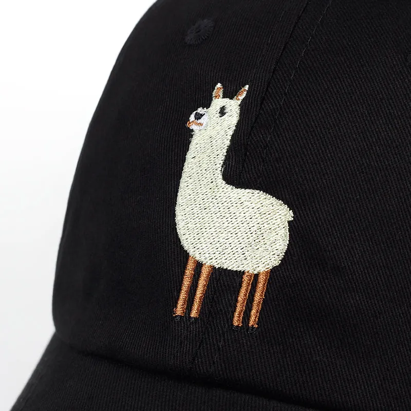 Alpaca Embroidery Cap
