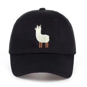 Alpaca Embroidery Cap