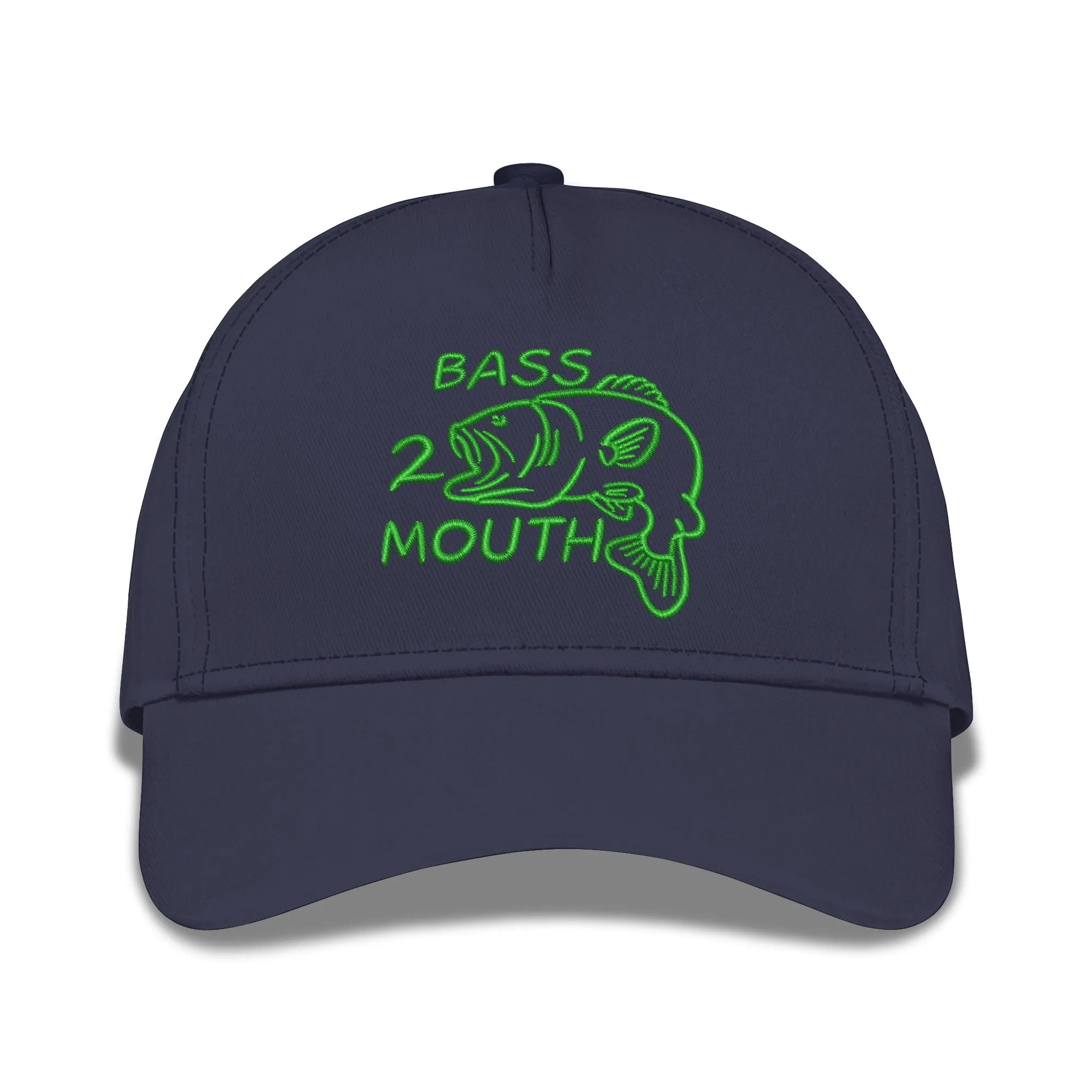 Bass Fishing Embroidered Baseball Caps