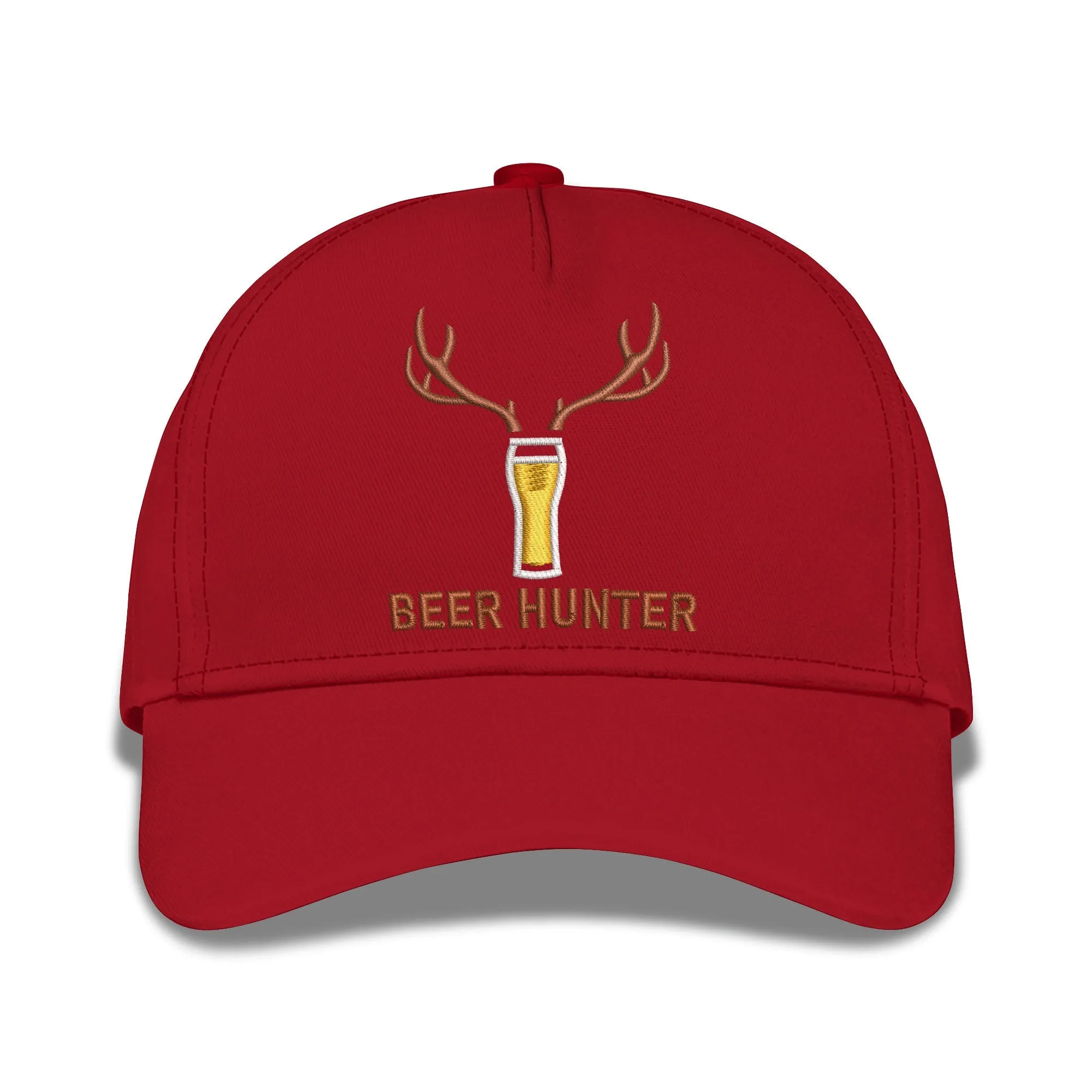 Beer Hunter Embroidered Baseball Caps, Deer Hunting Ballcap