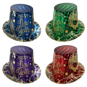 Beistle Midnight Masquerade Hi-Hats (sold 25 per box)   Party Supply Decoration : New Years