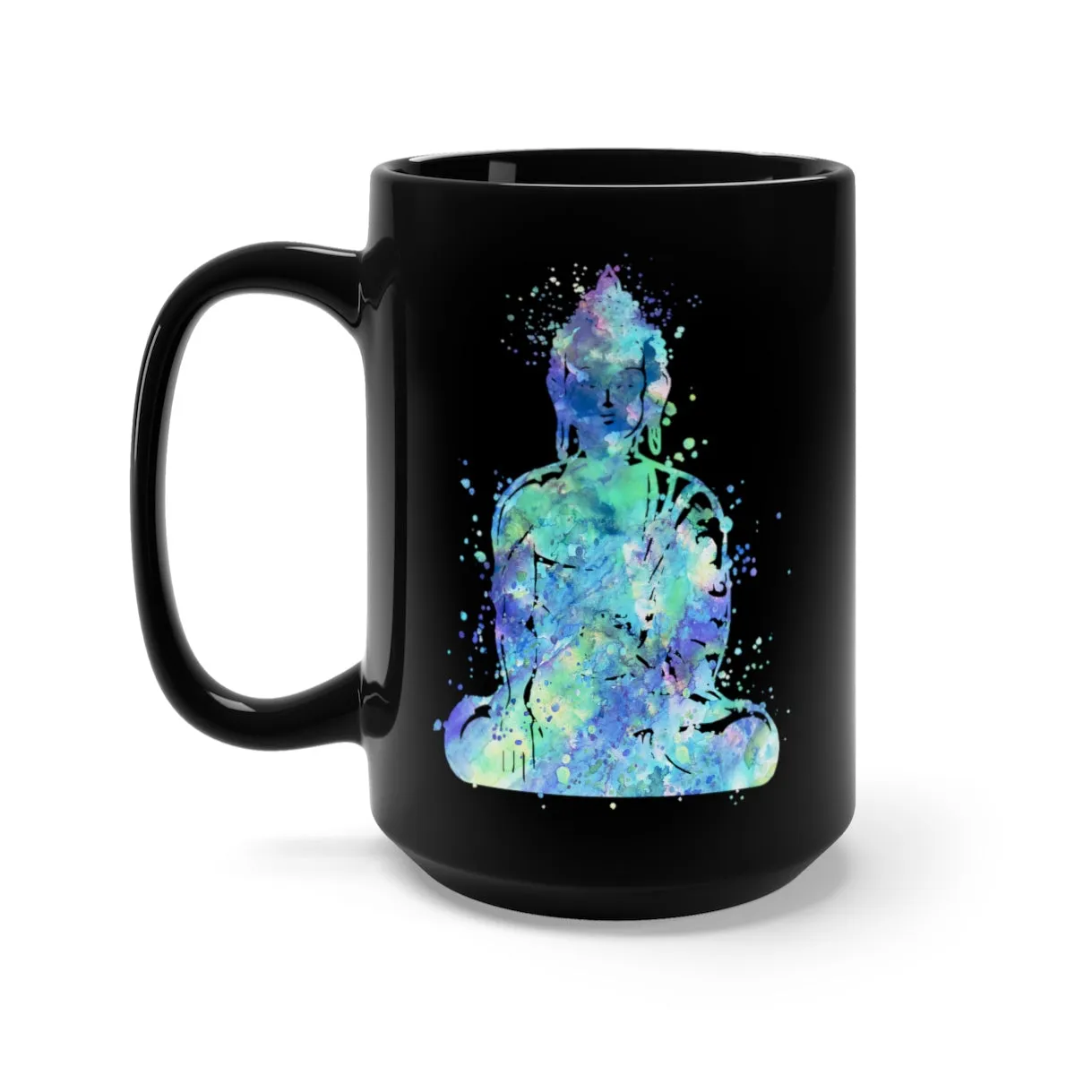 Buddha  Black Mug 15oz