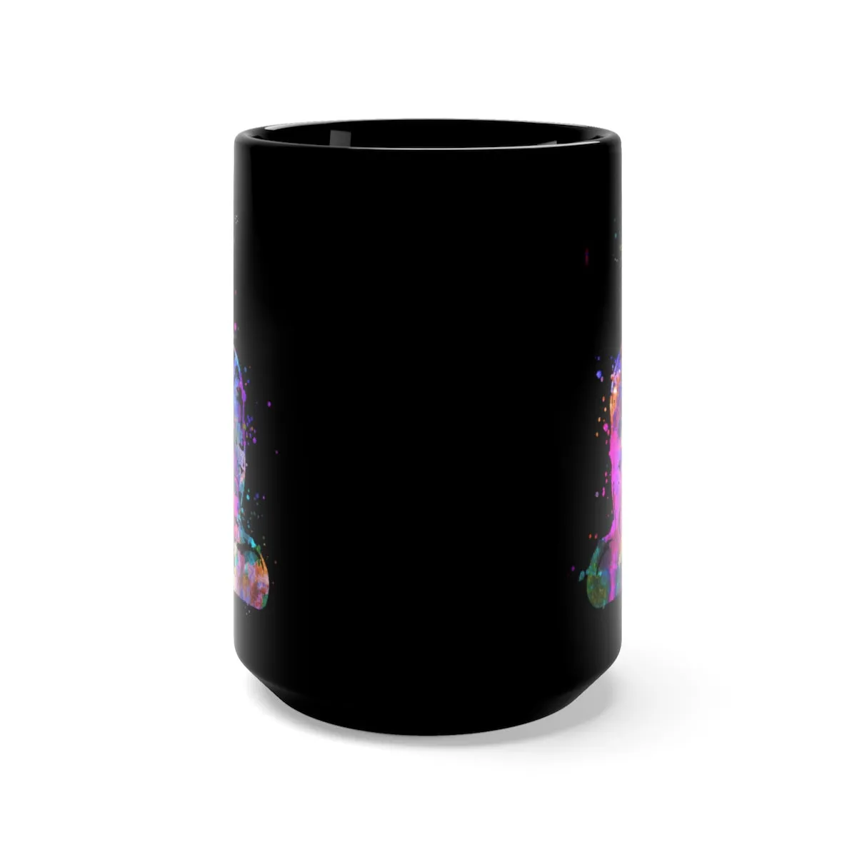 Buddha Black Mug 15oz