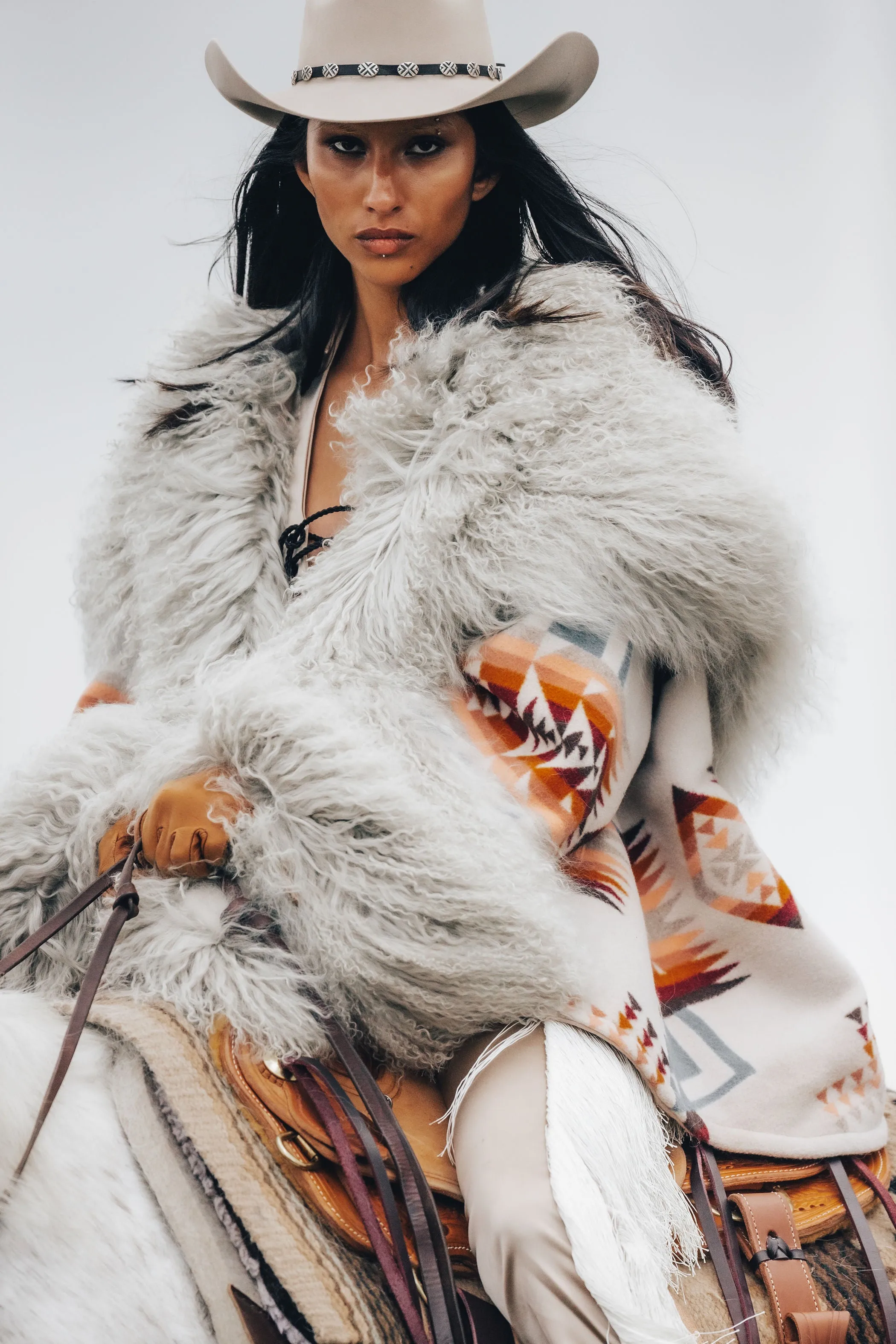 Chief Joseph Shearling Cloak