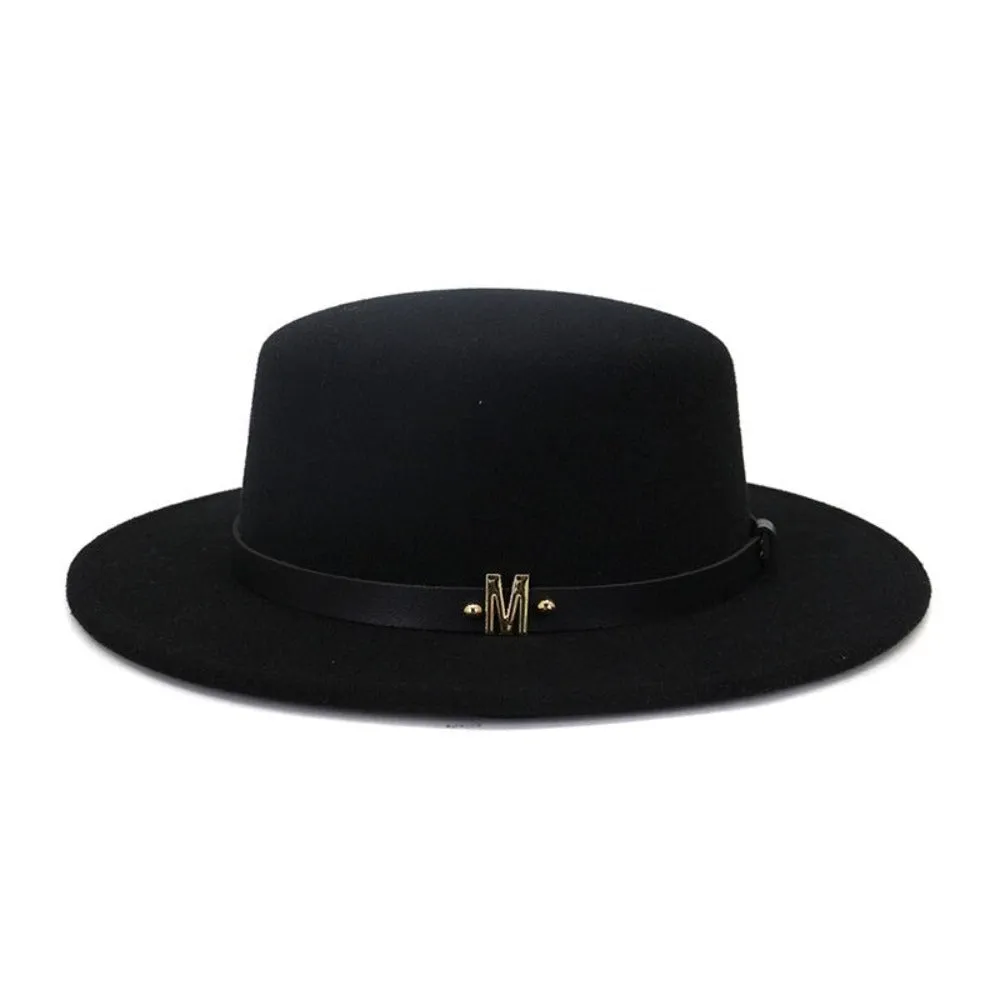 Classic Wide Brim Fedora Hat