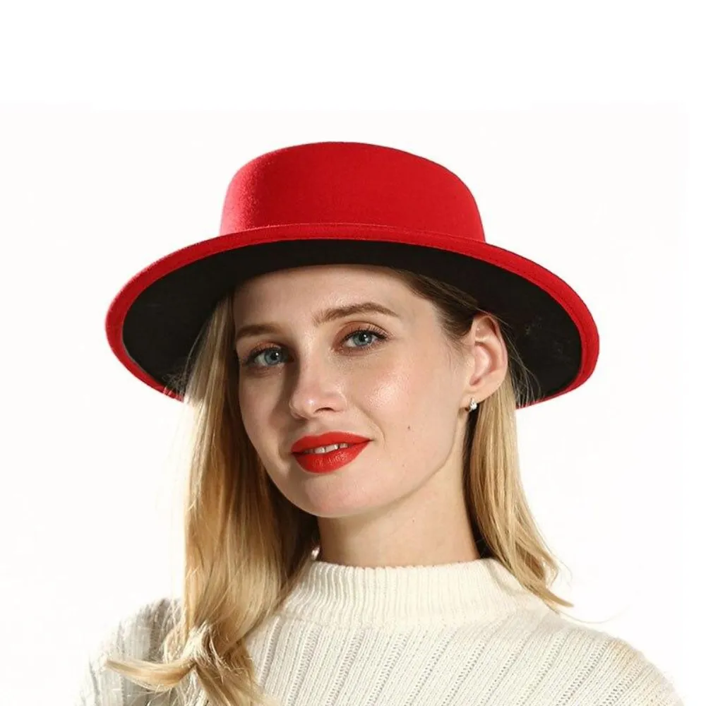 Classic Wide Brim Fedora Hat