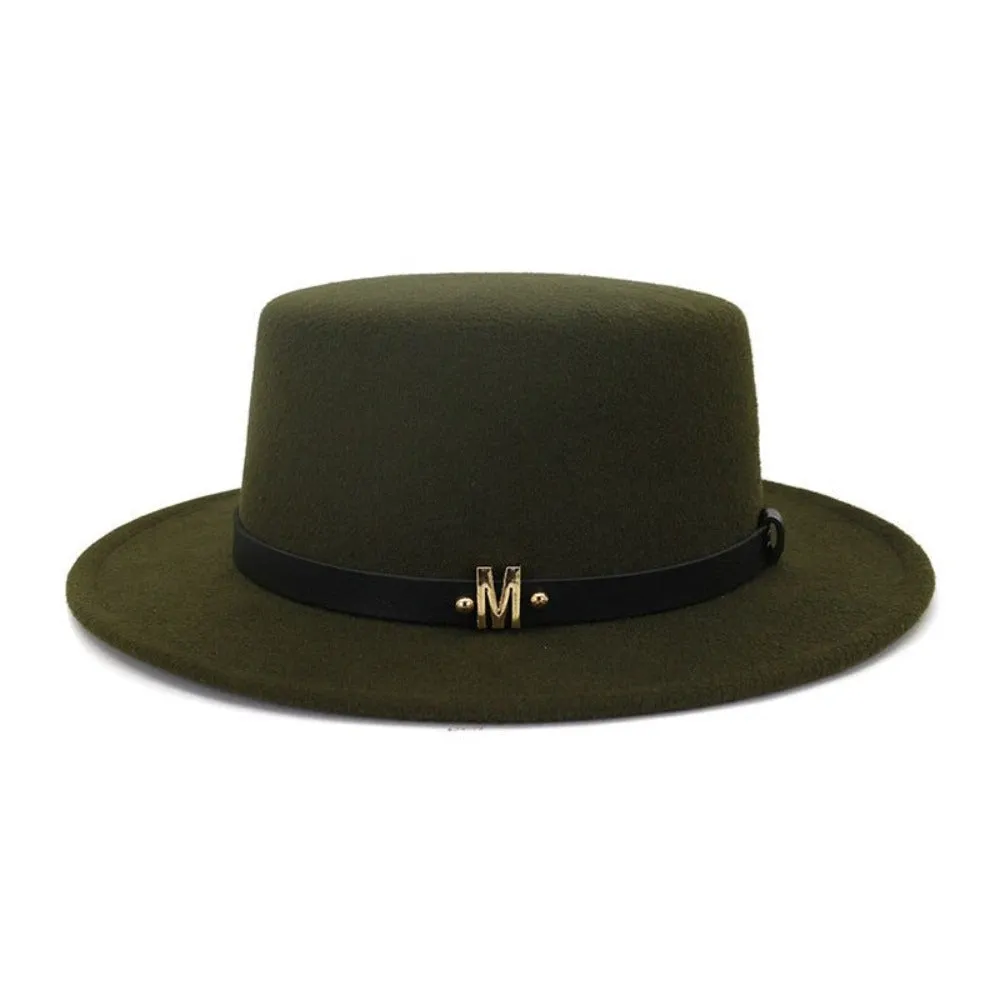 Classic Wide Brim Fedora Hat
