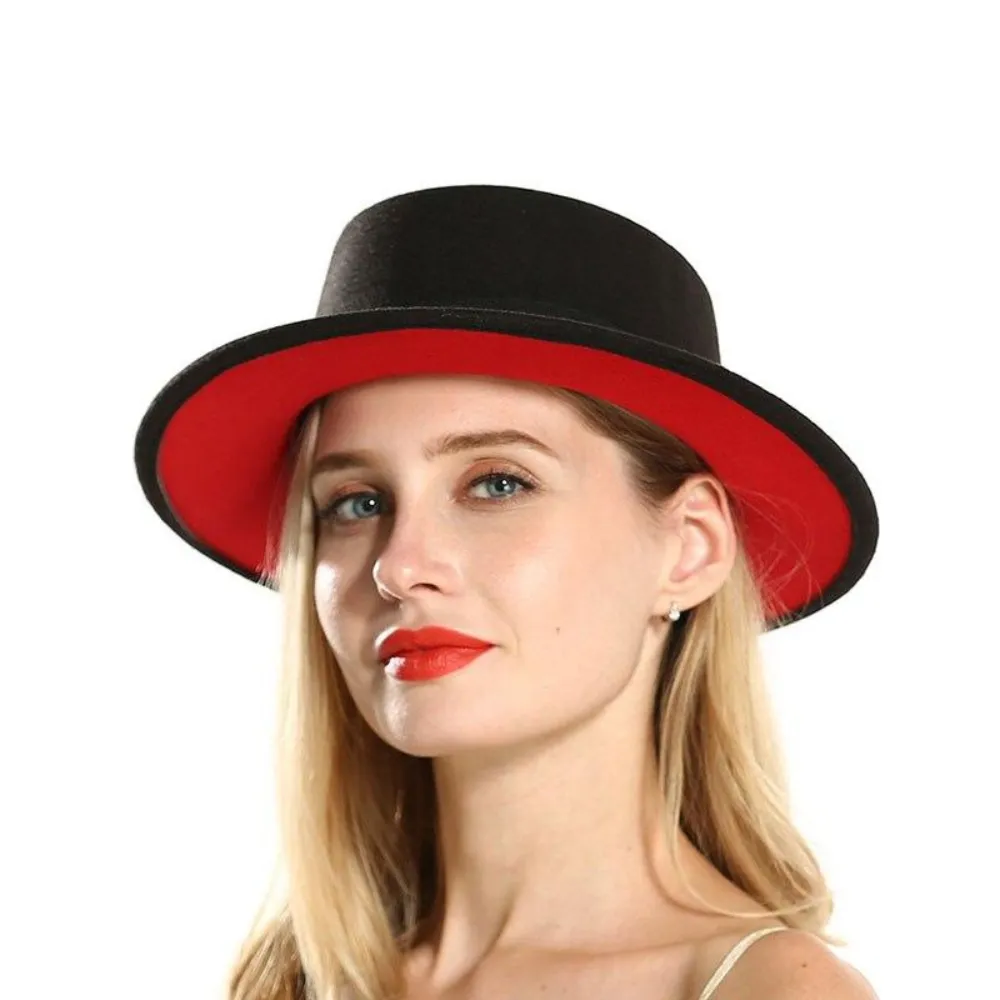 Classic Wide Brim Fedora Hat