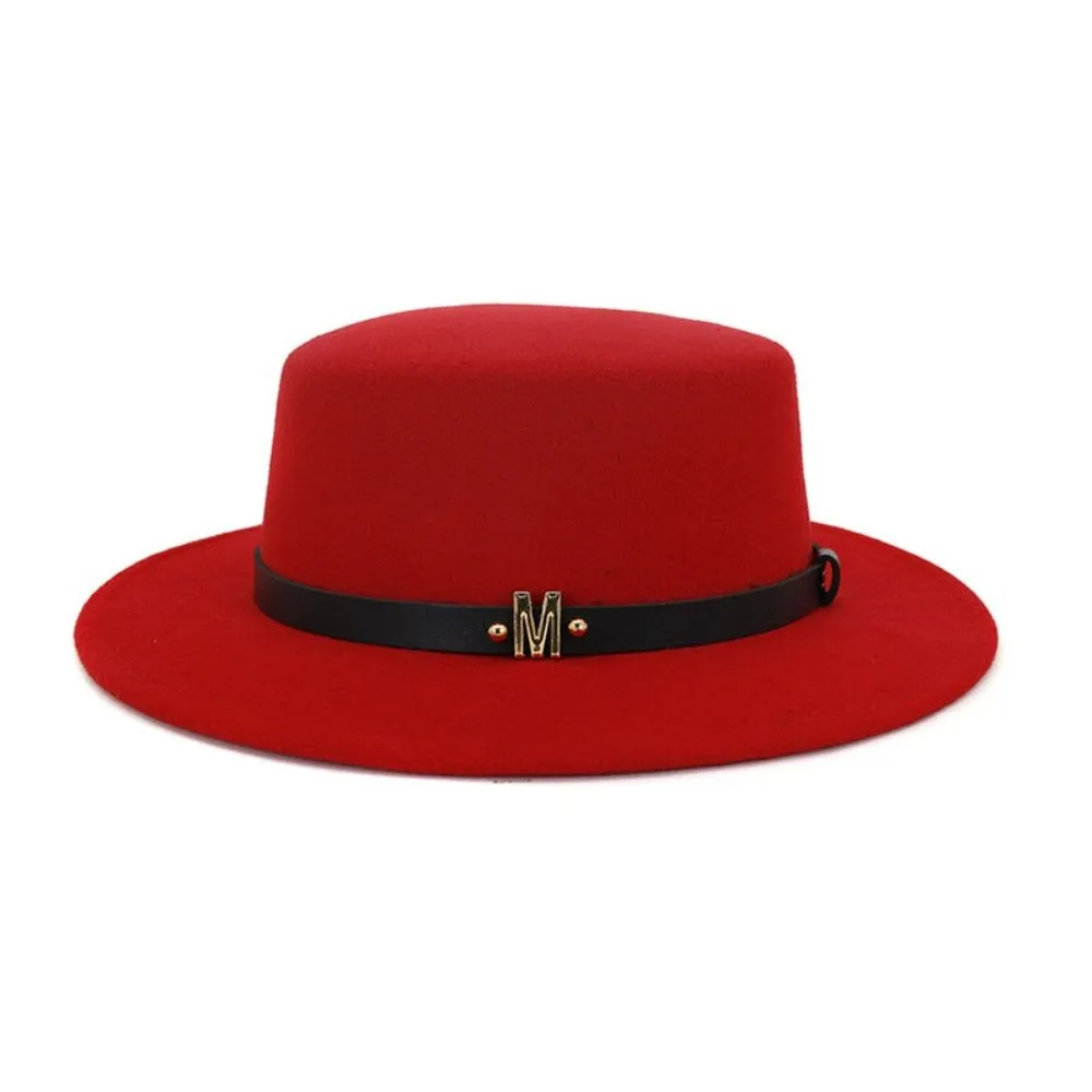 Classic Wide Brim Fedora Hat