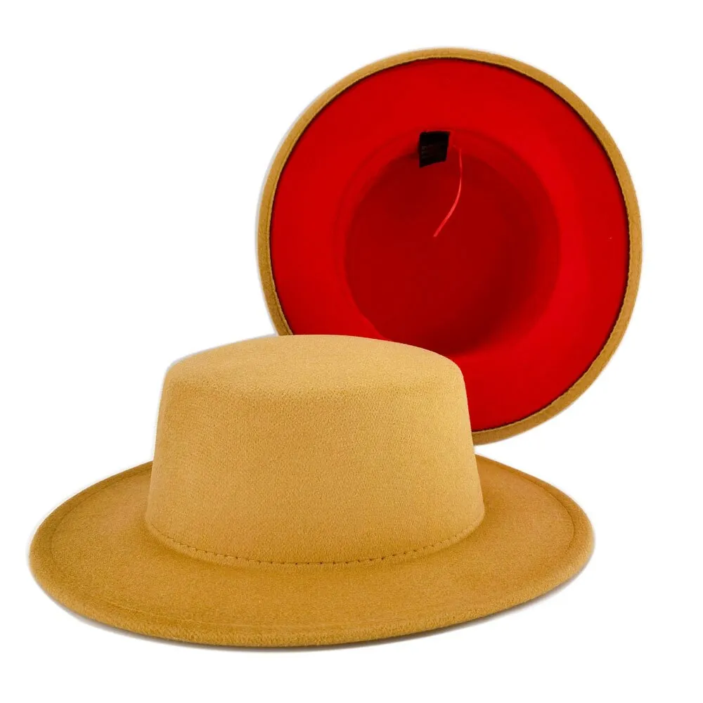 Classic Wide Brim Fedora Hat
