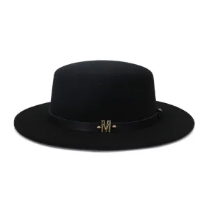 Classic Wide Brim Fedora Hat