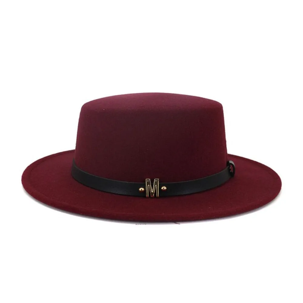 Classic Wide Brim Fedora Hat