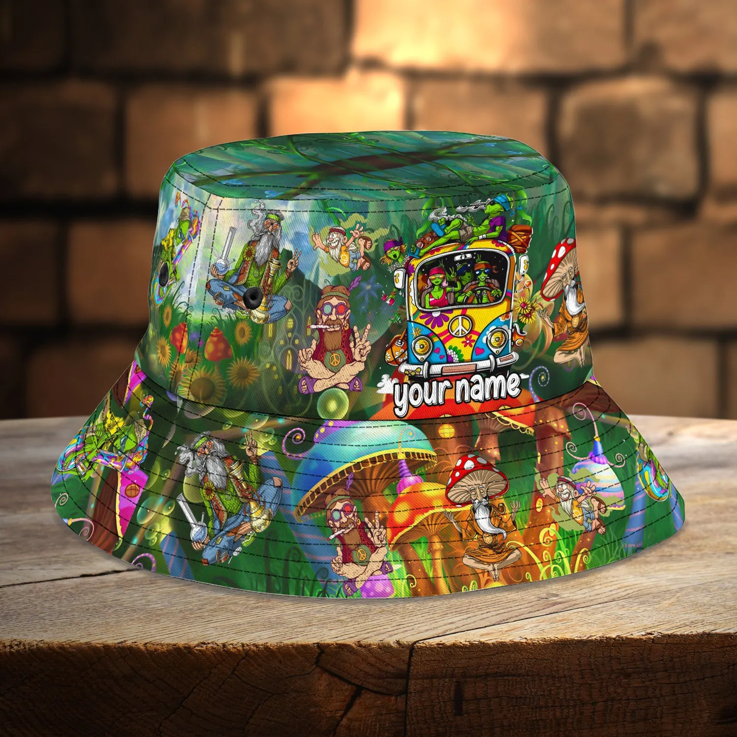 Custom Bucket Hat - Hippie High