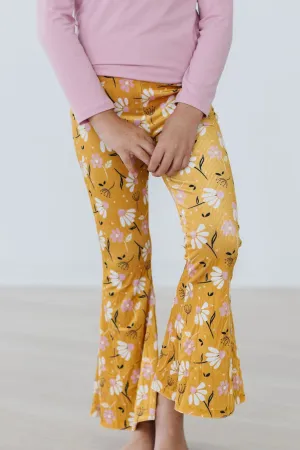 Dandelions in Fall Ribbed Velvet Bells