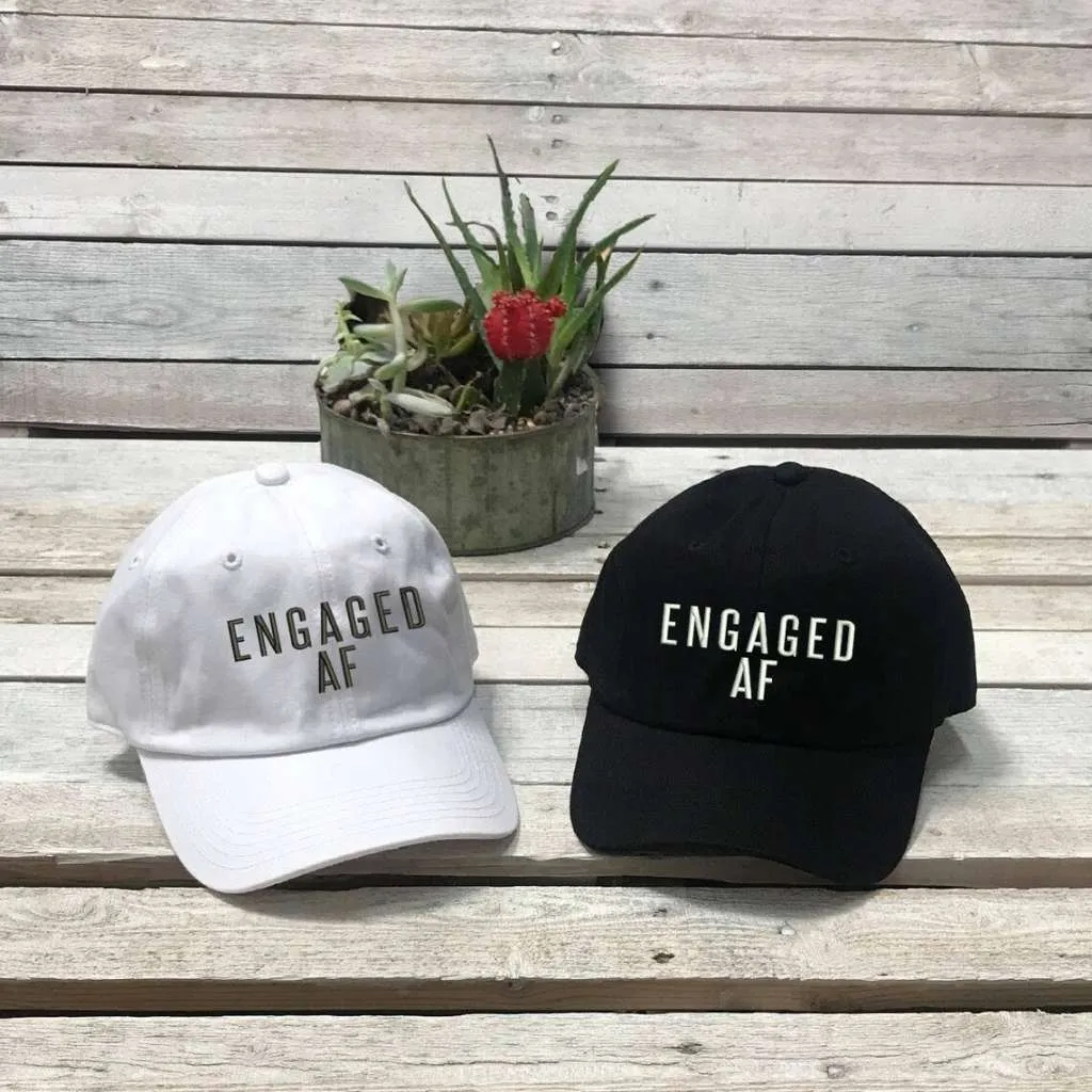 Engaged AF Embroidered Baseball Hat