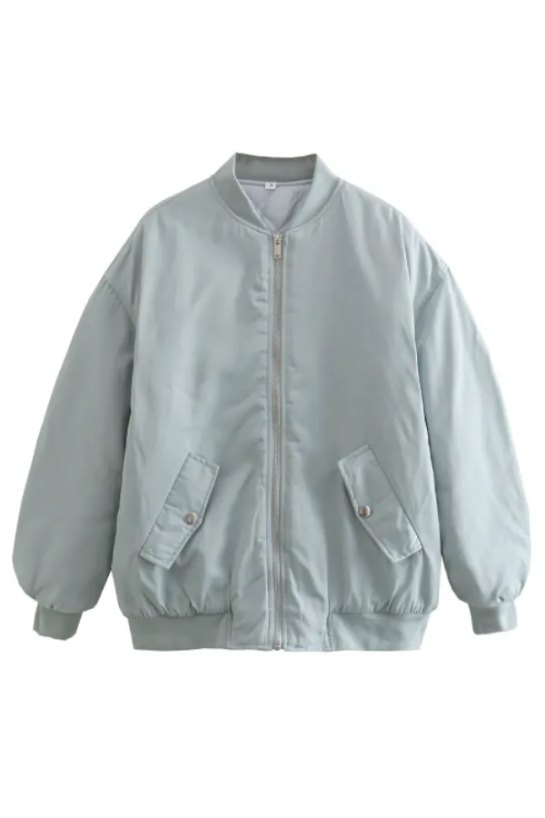 Fashionable Baseball Jacket Loose Cotton Jacket