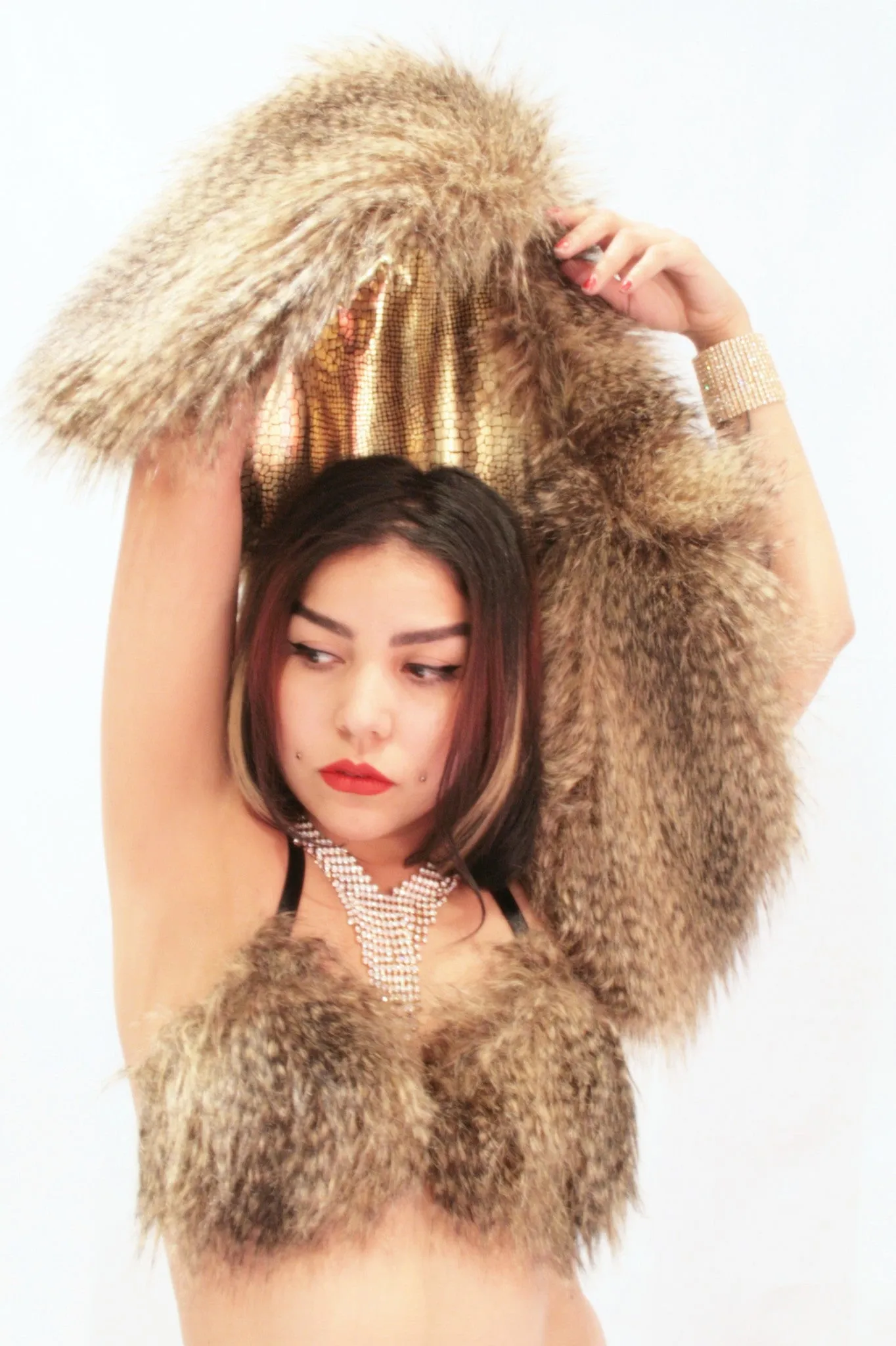 Fur Bikini Top (High-End Naturals)