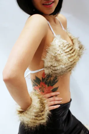 Fur Bikini Top (High-End Naturals)