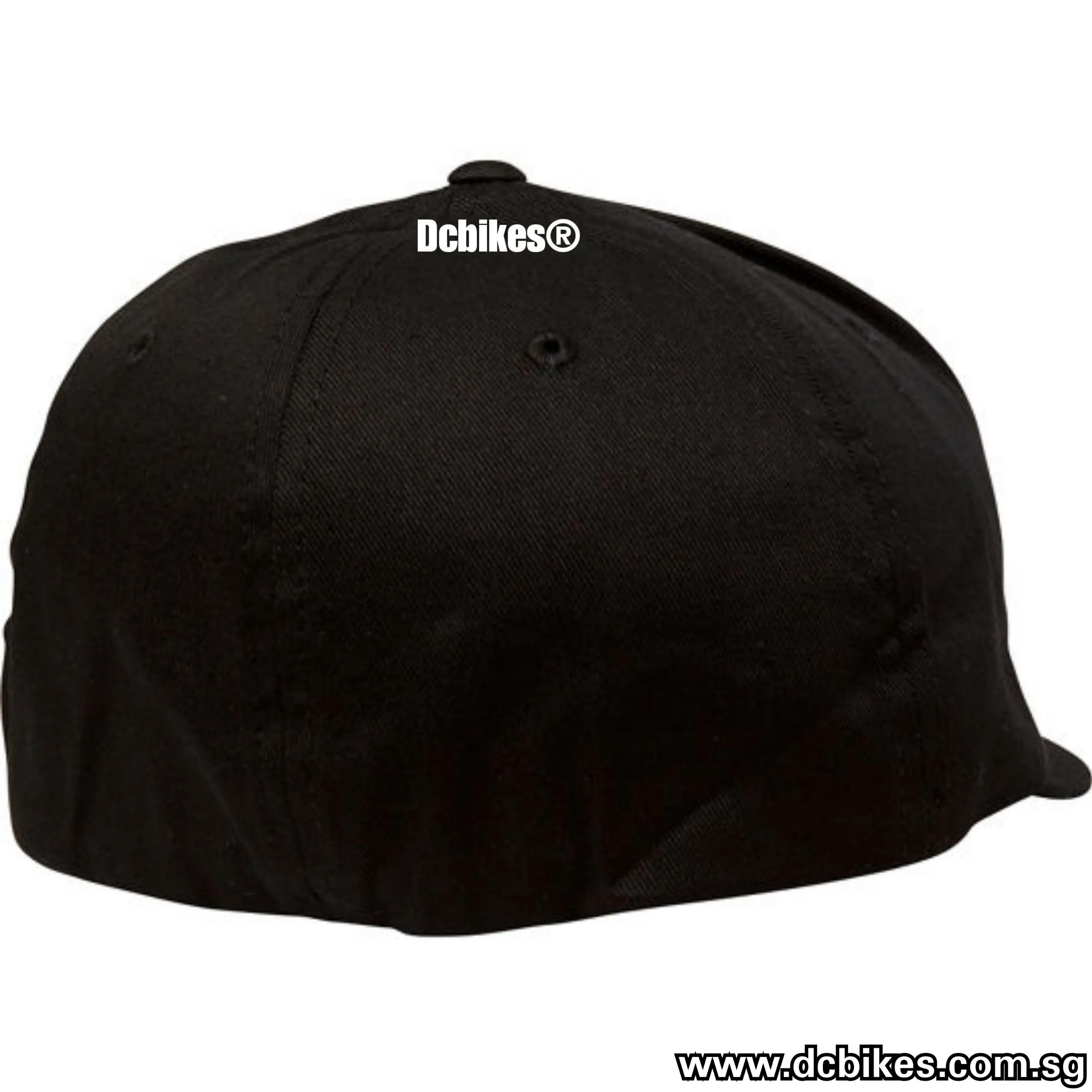 Genuine Fox Racing Logo Black Flexfit MTB Cap Hat