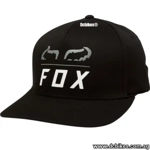 Genuine Fox Racing Logo Black Flexfit MTB Cap Hat