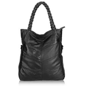 <bold>Bucket  / Tote Bag <br>Genuine-Leather