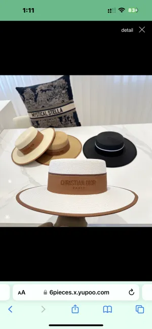 luxury hat