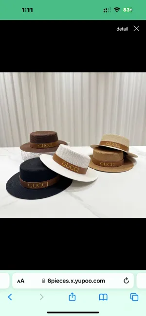 luxury hat
