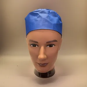 Men's Solid Color Royal Blue Kufi Hat