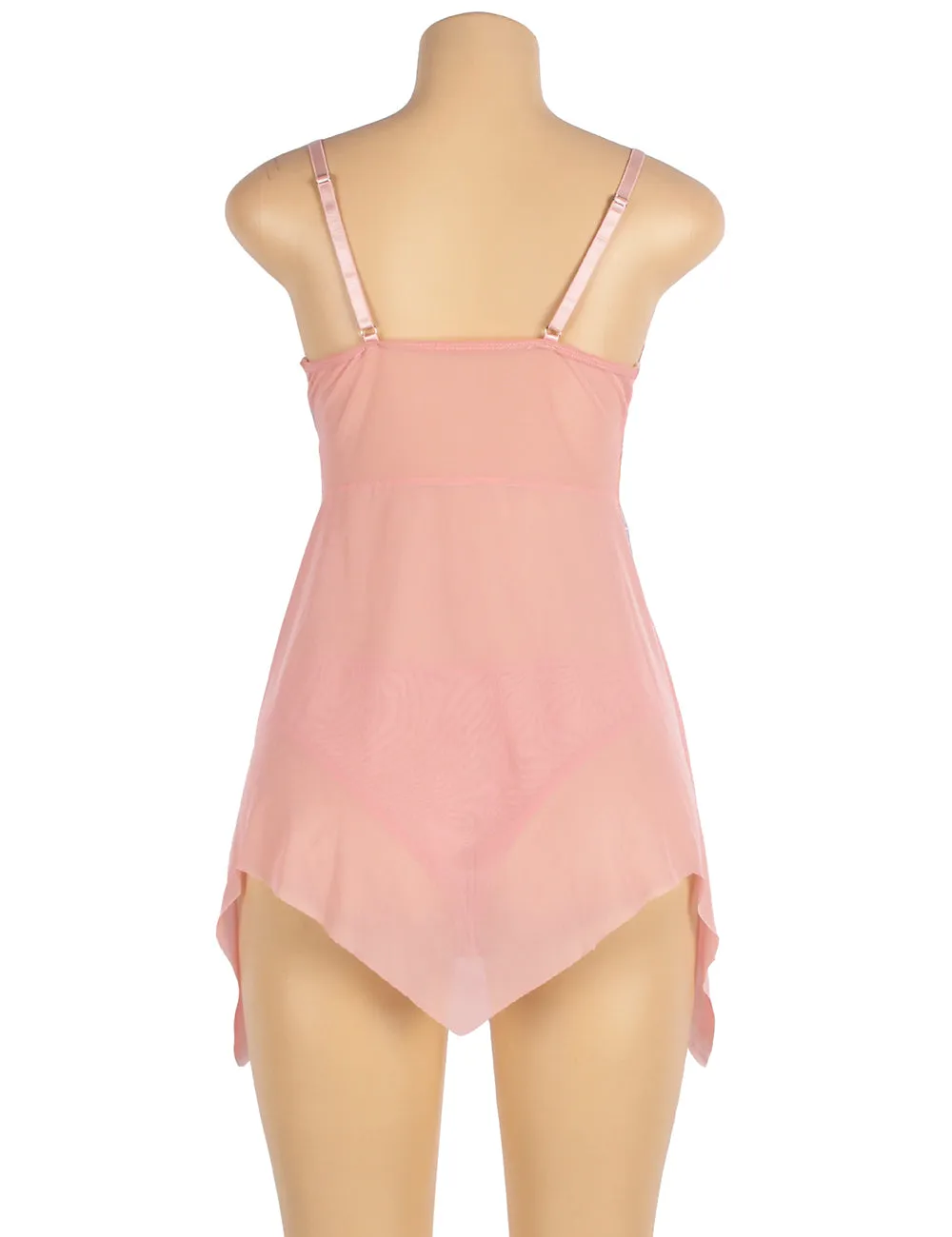 New Flower Decoration Loose Comfortable Open Front Babydoll