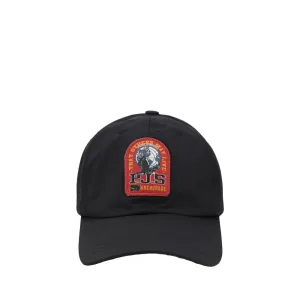Parajumpers Men Black Baseball Hat Cotton Adjustable Patch Embroidery Casual Cap