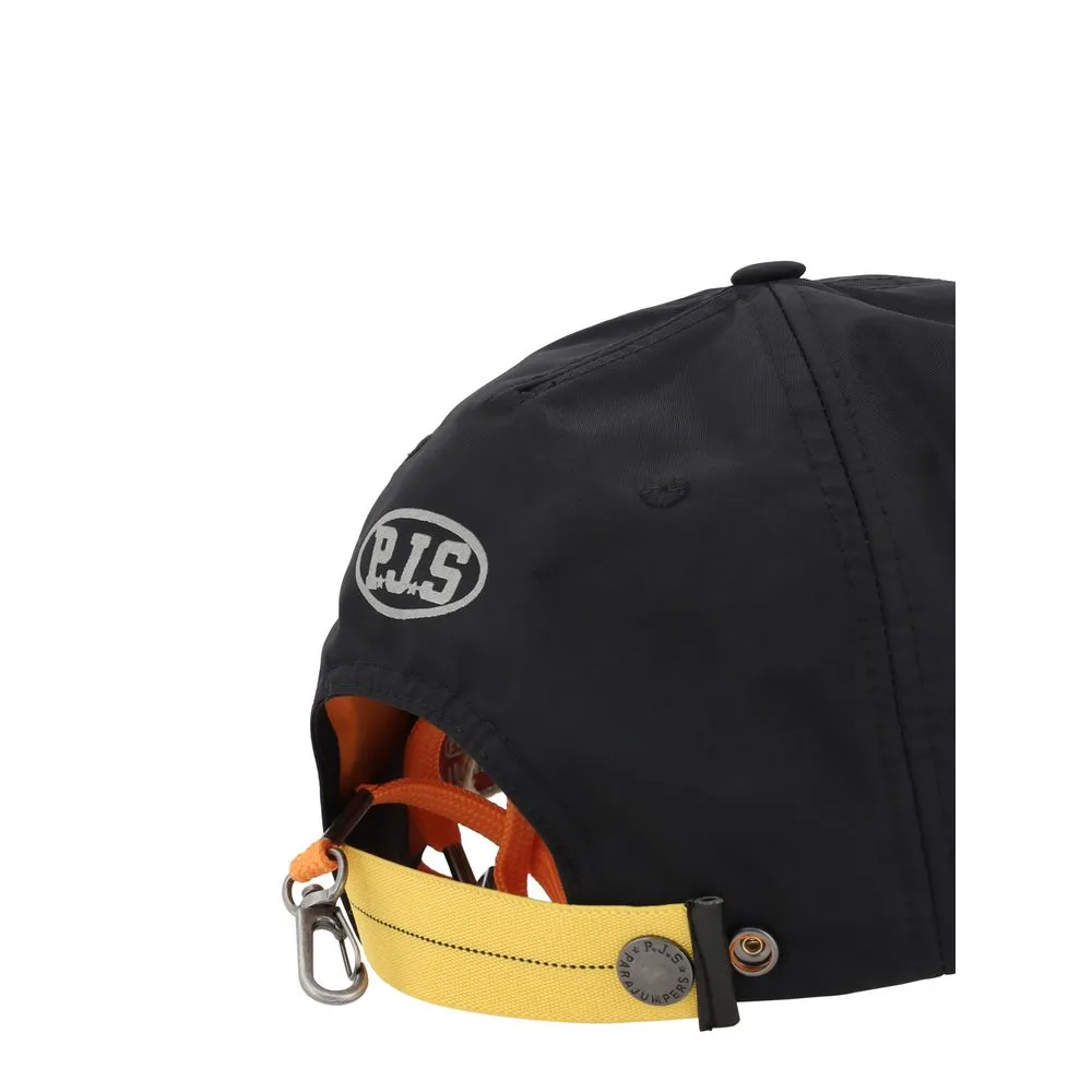 Parajumpers Men Black Baseball Hat Cotton Adjustable Patch Embroidery Casual Cap