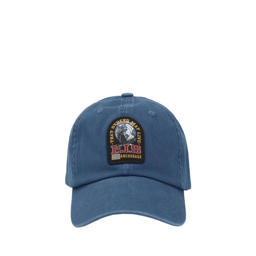 Parajumpers Men Blue Baseball Hat Cotton Adjustable Patch Embroidered Casual Cap