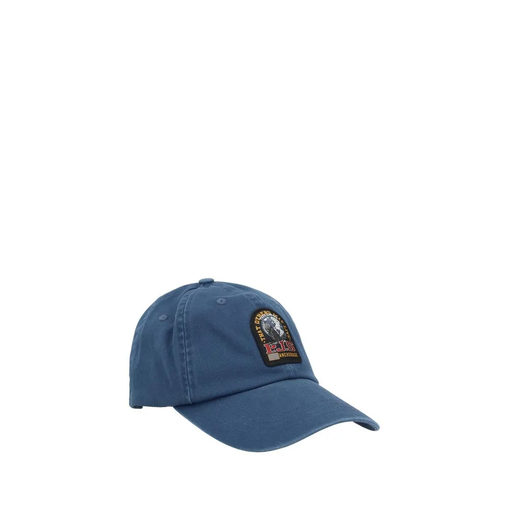 Parajumpers Men Blue Baseball Hat Cotton Adjustable Patch Embroidered Casual Cap