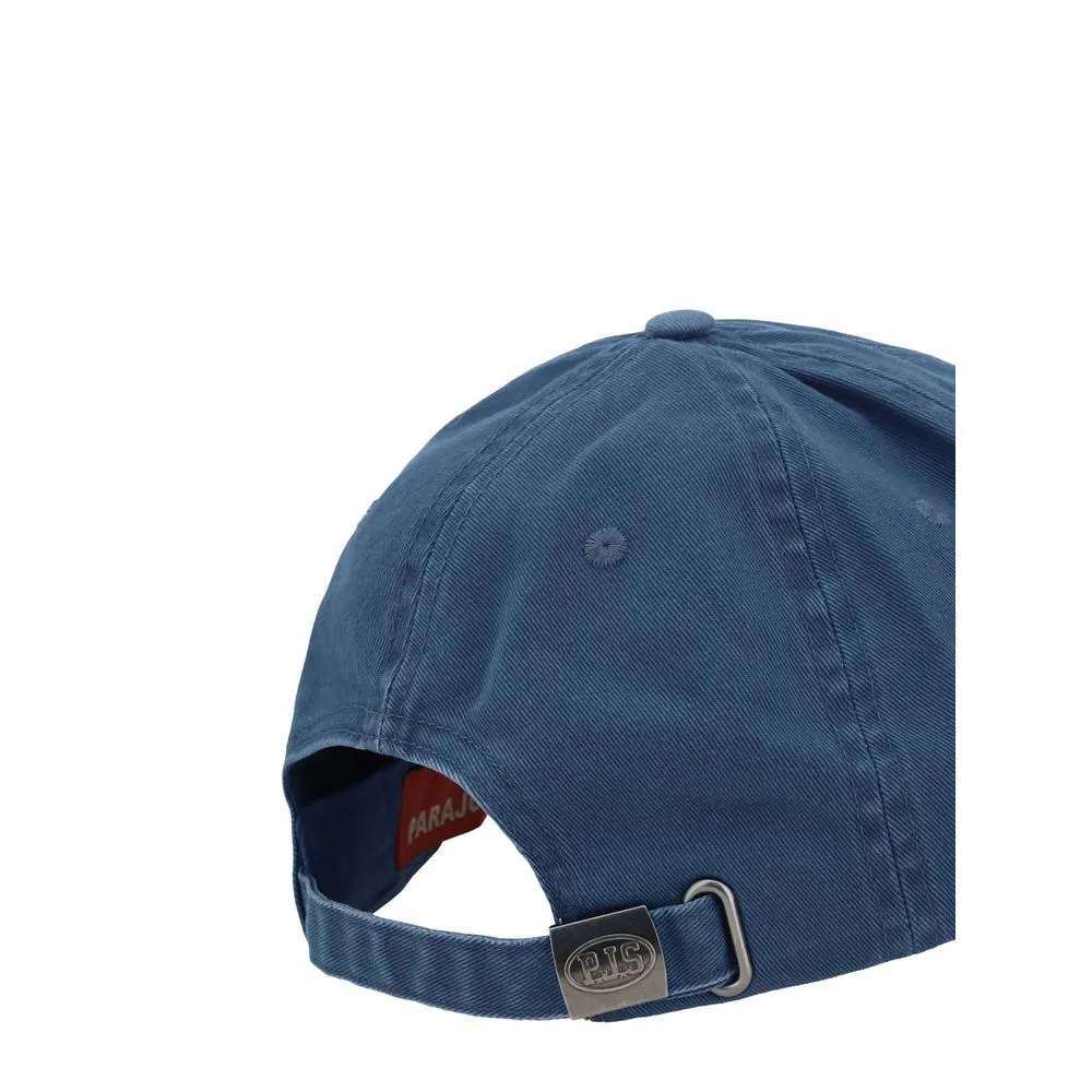 Parajumpers Men Blue Baseball Hat Cotton Adjustable Patch Embroidered Casual Cap