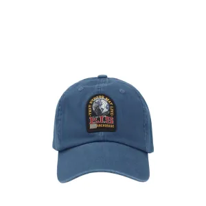 Parajumpers Men Blue Baseball Hat Cotton Adjustable Patch Embroidered Casual Cap