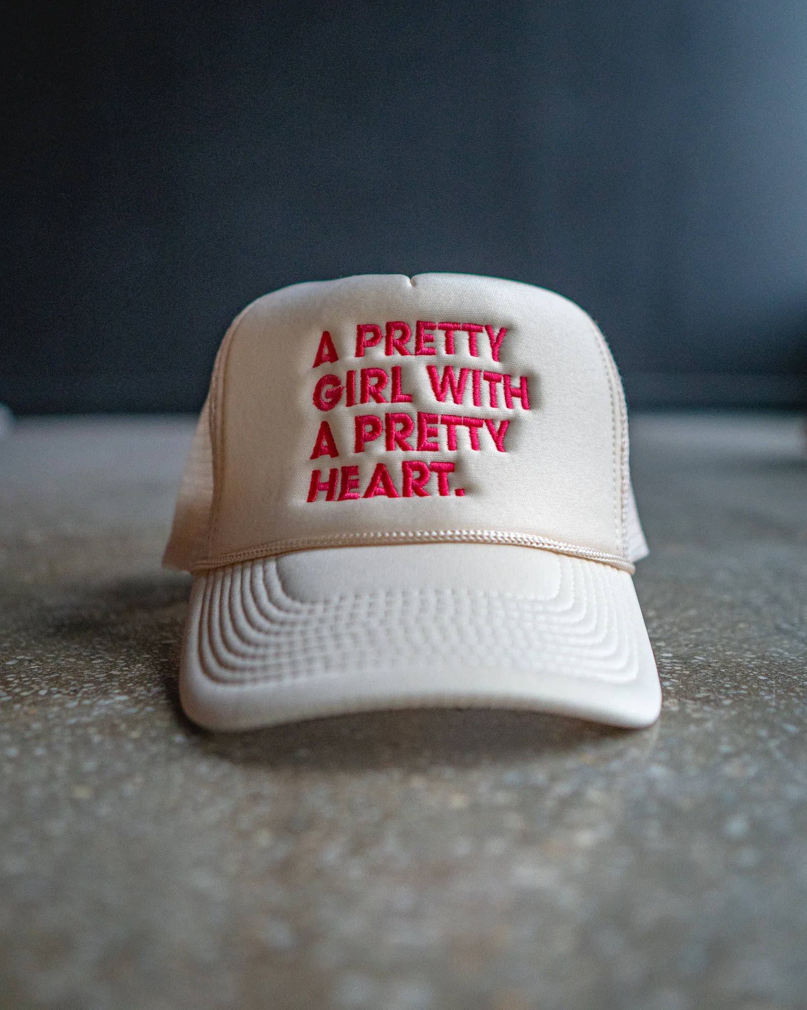 Pretty Girl Pretty Heart Trucker Hat