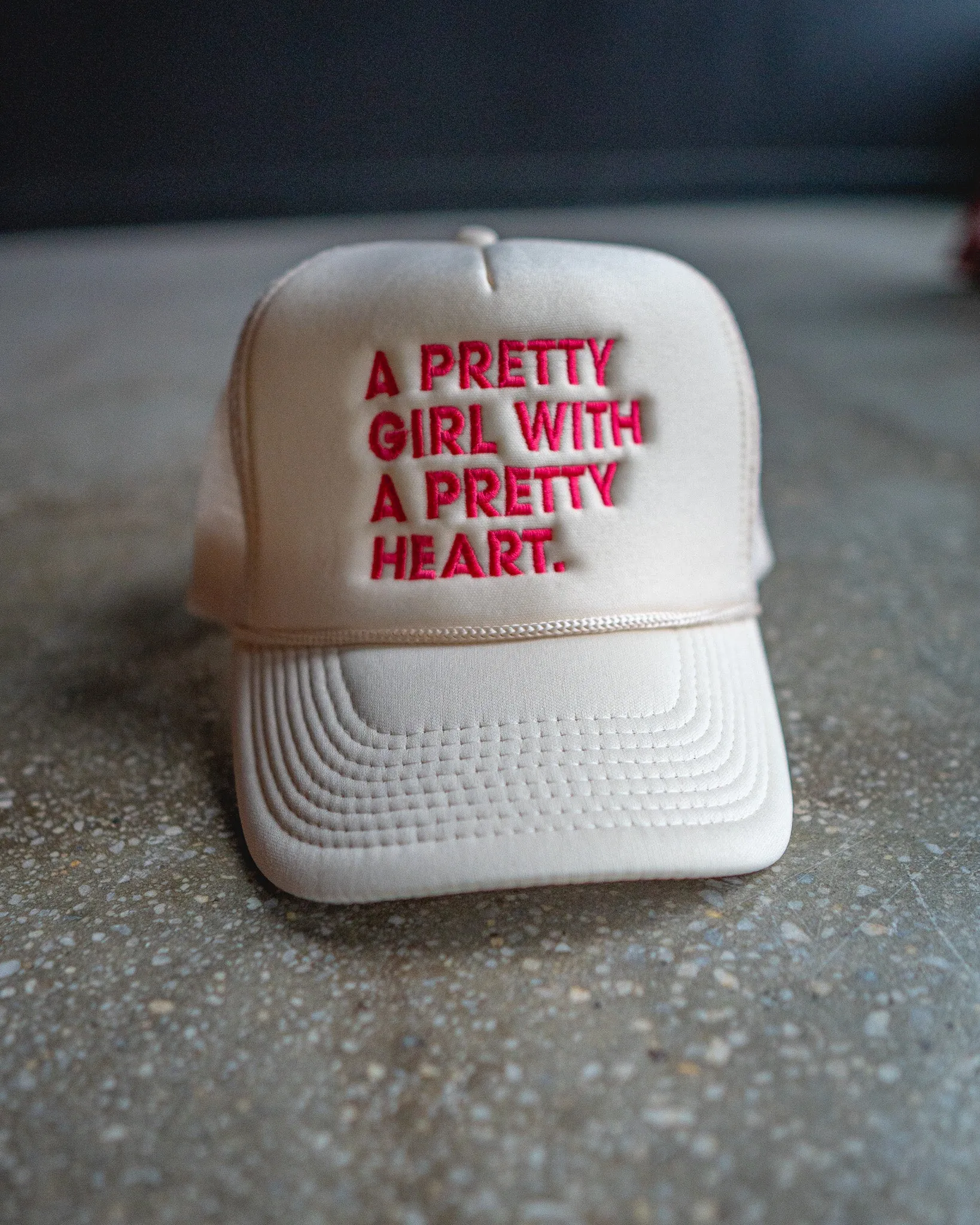 Pretty Girl Pretty Heart Trucker Hat