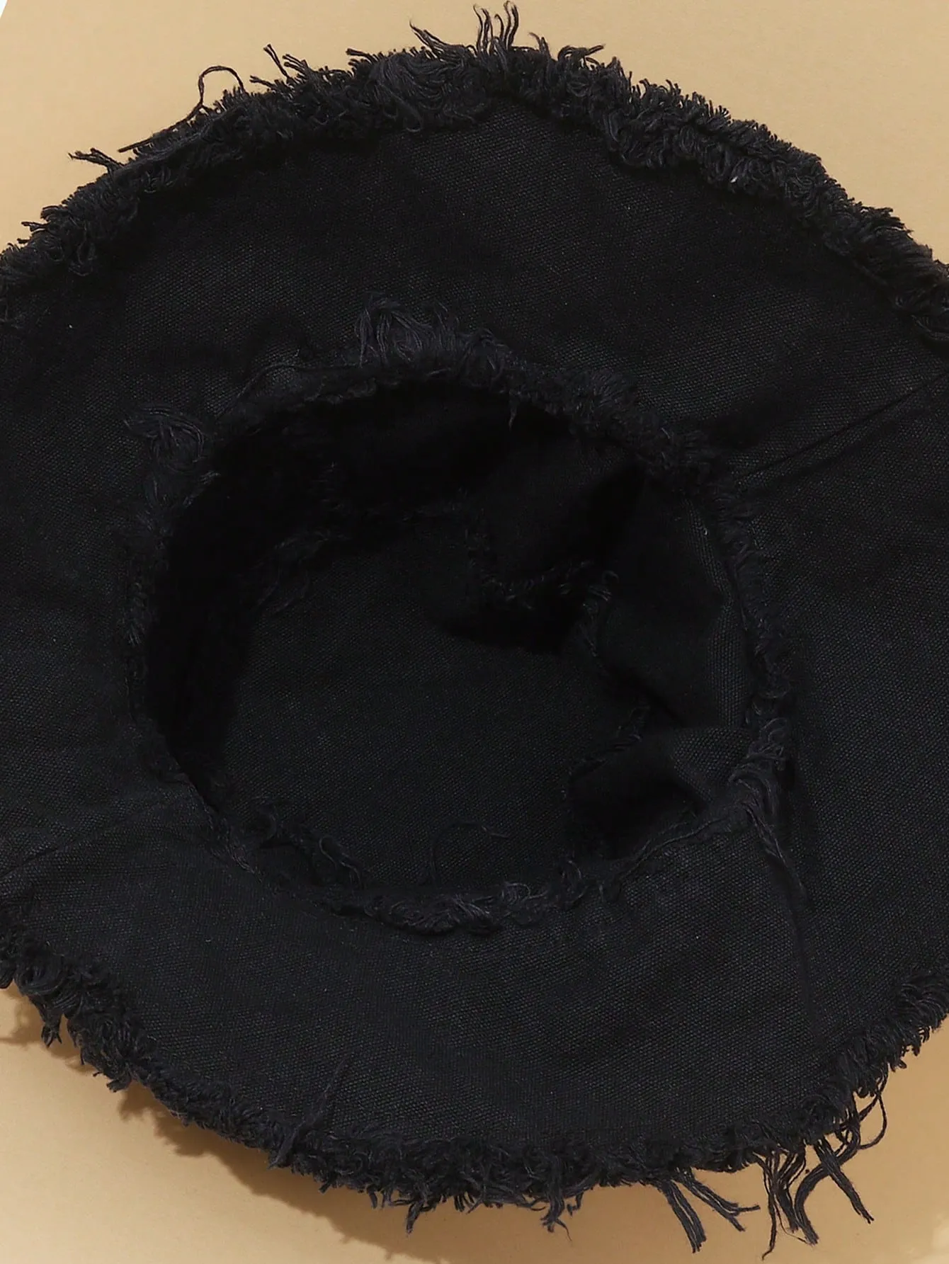 Solid Raw Trim Bucket Hat