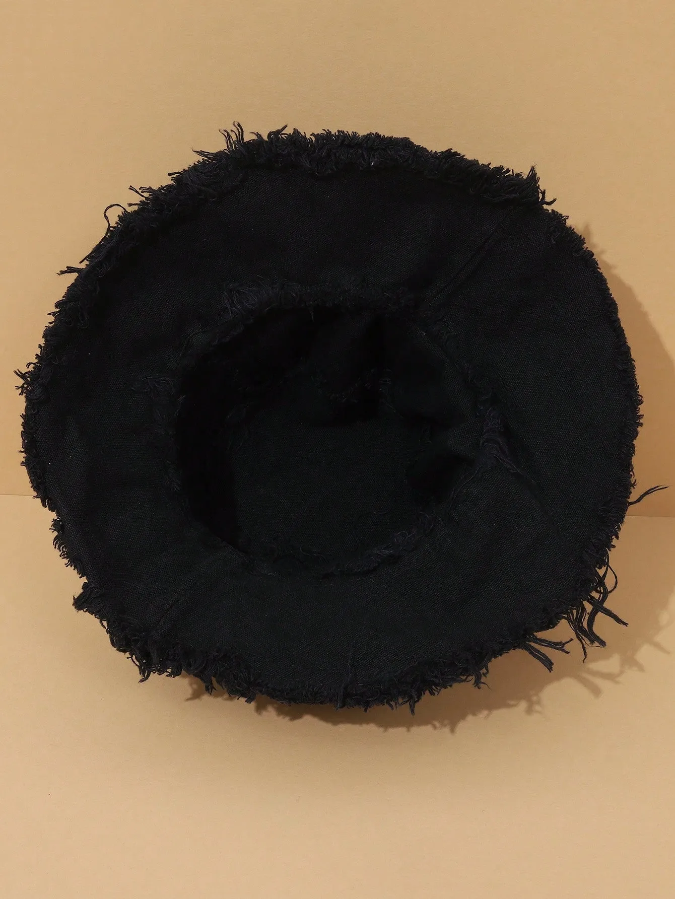 Solid Raw Trim Bucket Hat