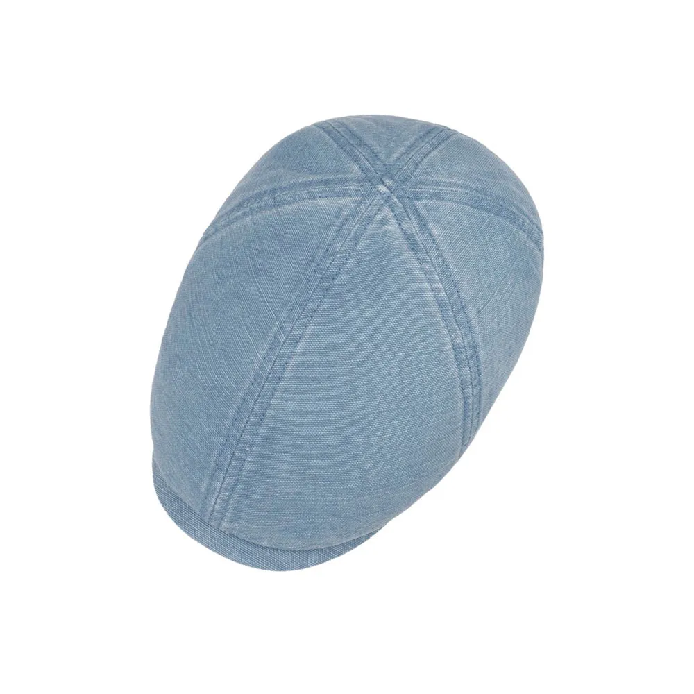 Stetson - Castleford Duck Cap - Sixpence/Flat Cap - Blue/Mottled