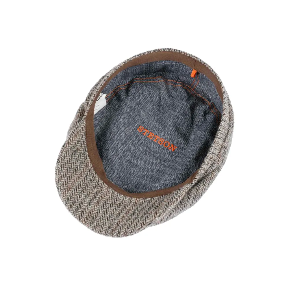 Stetson - Hastings Virgin Wool - Sixpence/Flat Cap - Grey