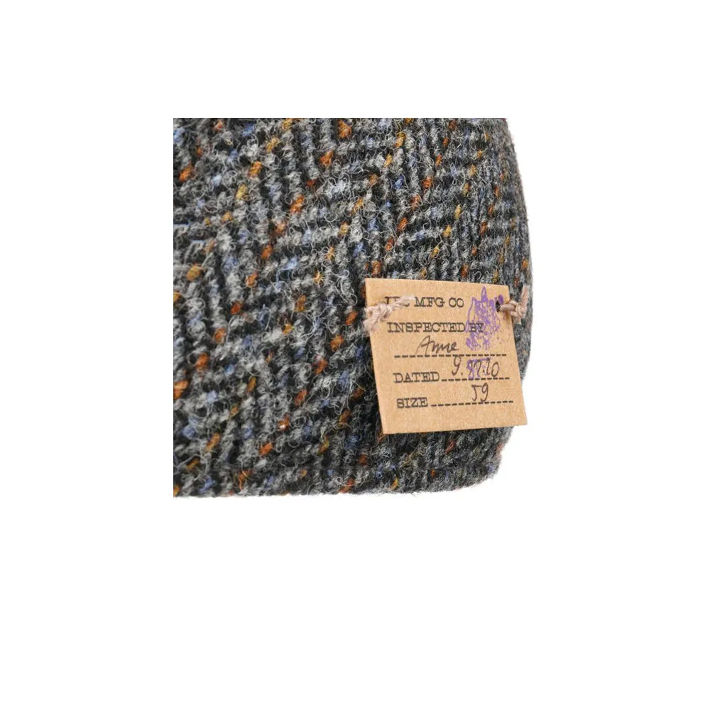 Stetson - Herringbone Harris Tweed Ivy - Sixpence/Flat Cap - Grey