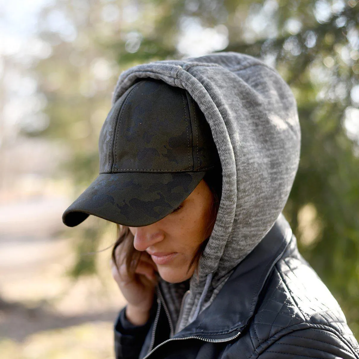 Suede Camo Hat -- 2 Colors!